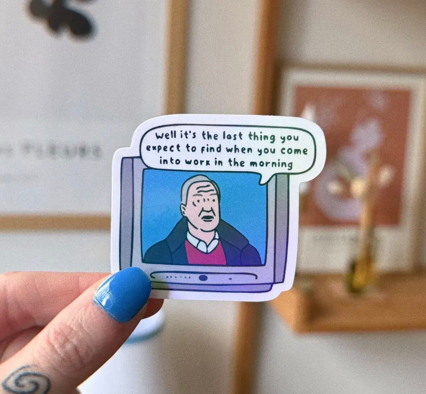 Mick Telly Gavin & Stacey vinyl sticker