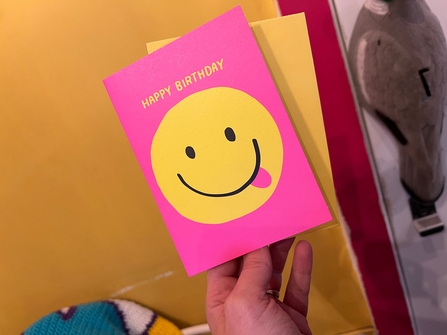 Happy Birthday smiling face card