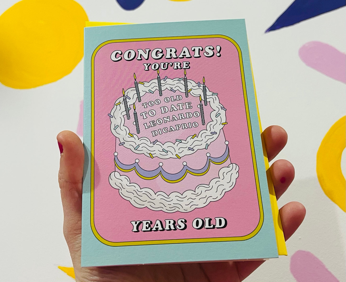 Too Old For Leo Birthday card
