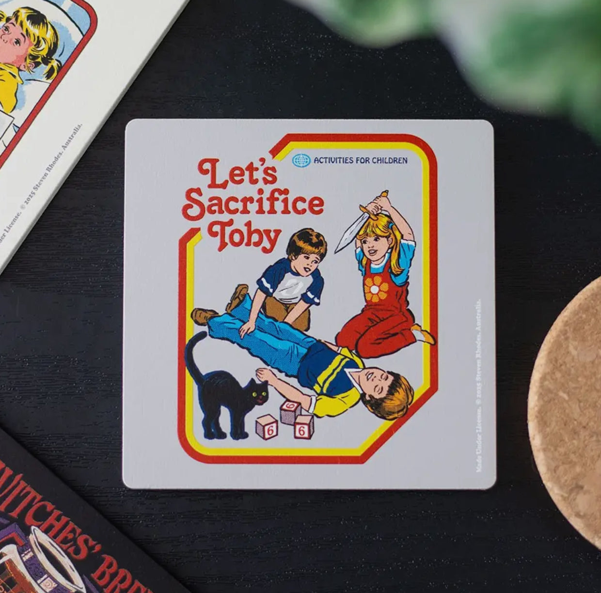 Let's Sacrifice Toby Coaster By Steven Rhodes