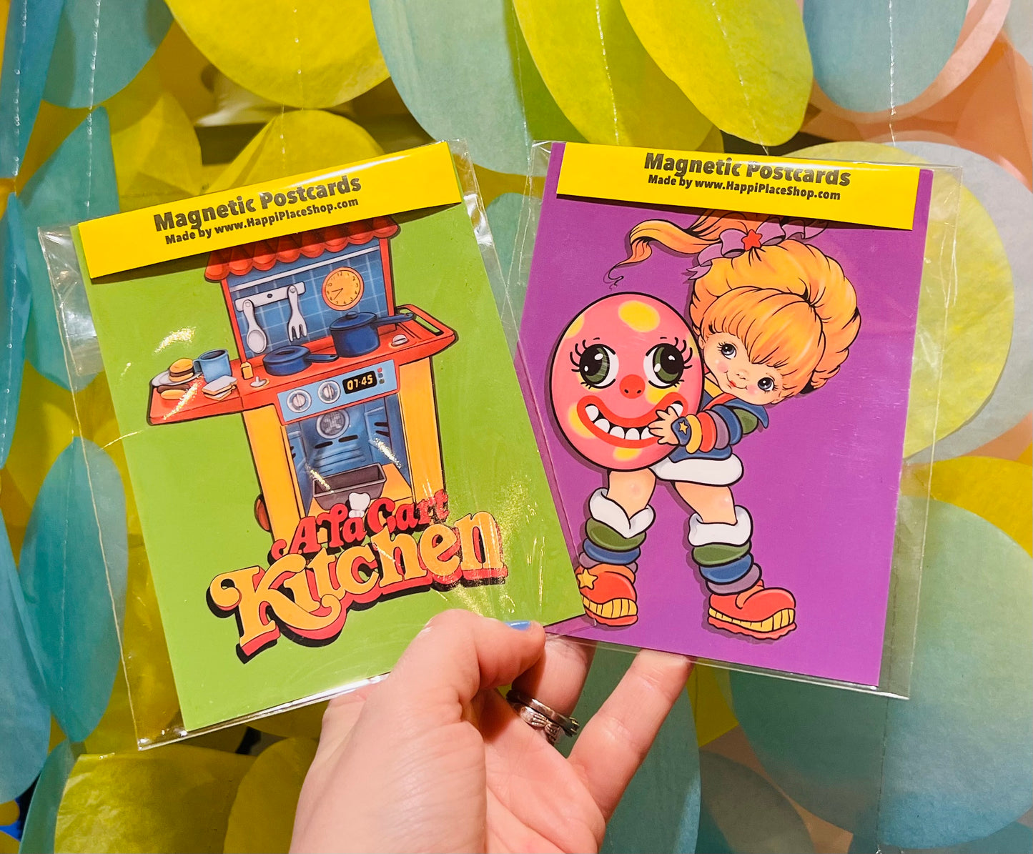 A La Cart Kitchen A6 magnet postcards