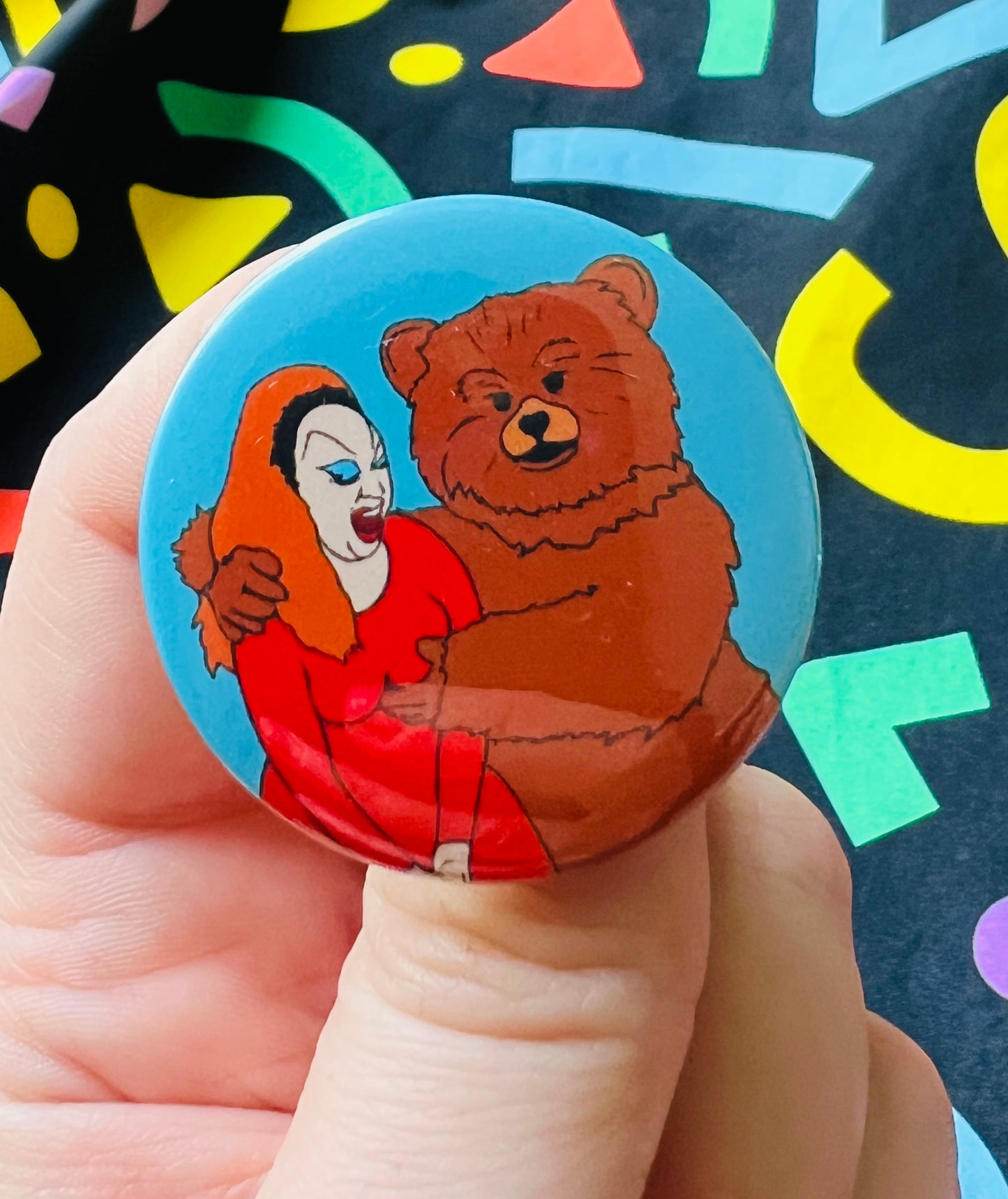 Rainbow Bungle & Divine inspired Badge