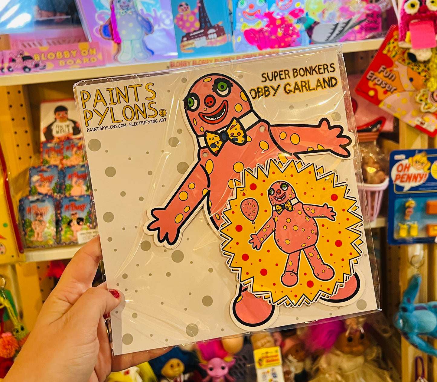 Super Bonkers Blobby Party Garland