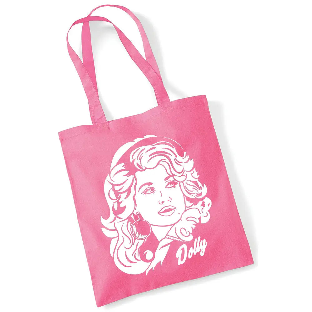 Pink Dolly Tote Bag