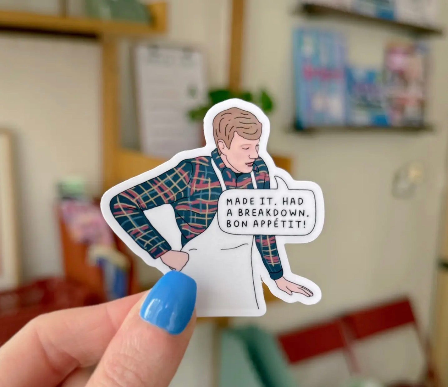 Bon Appetit vinyl sticker
