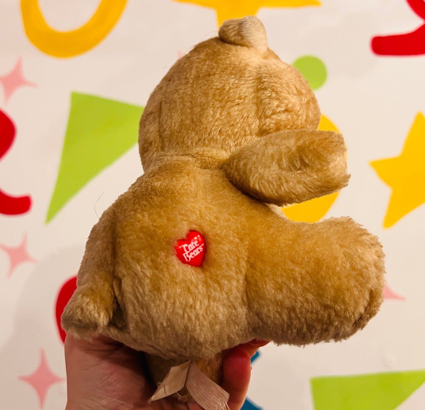 Vintage 1980s Tender Heart Bear Care Bear 6.5” plush