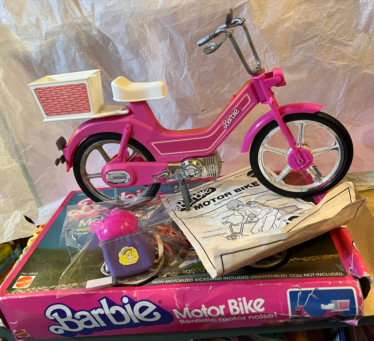 1983 Barbie Motorbike - complete with box
