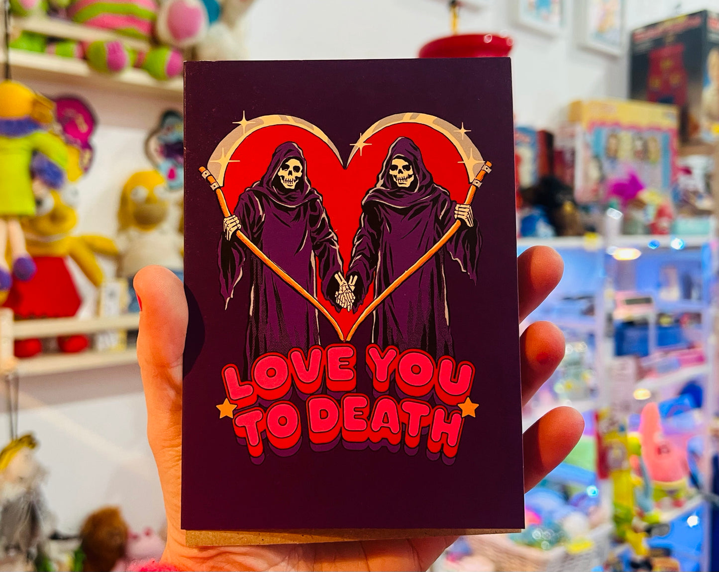 Love You To Death Greeting Card
