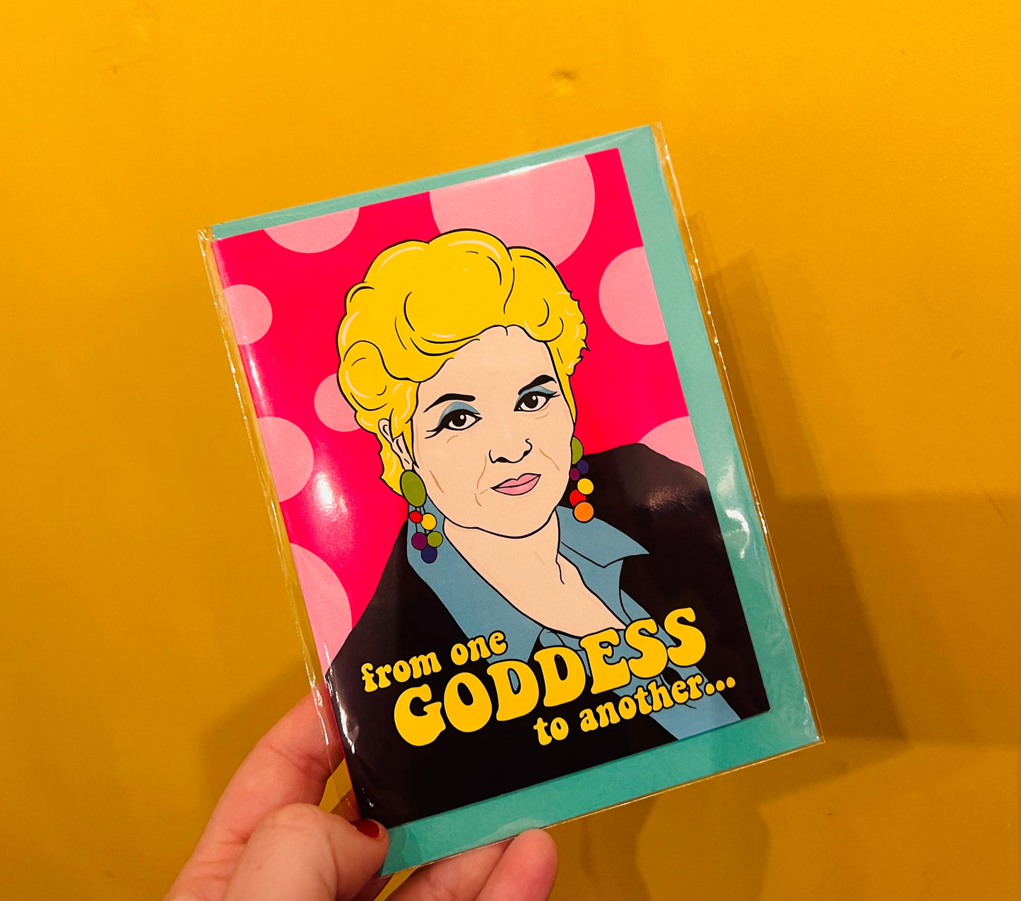 From One Goddess Pat card