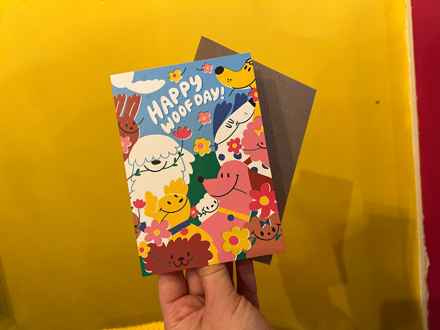 Happy Woof Day card