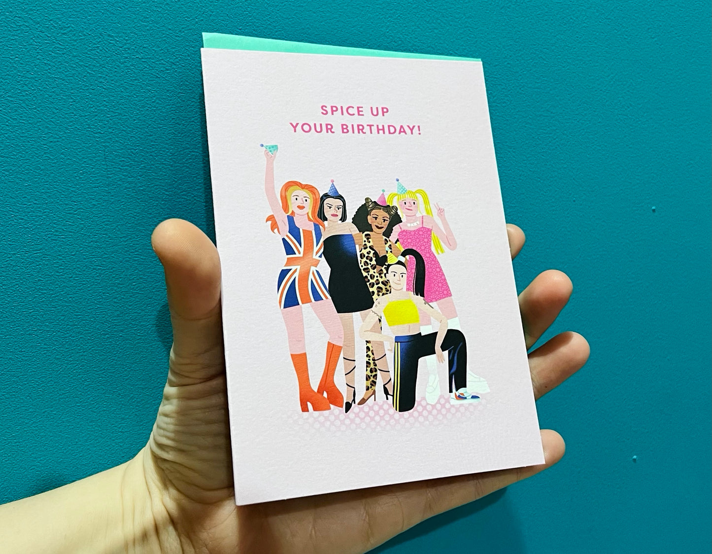 Spice up your Birthday Spice Girls Card