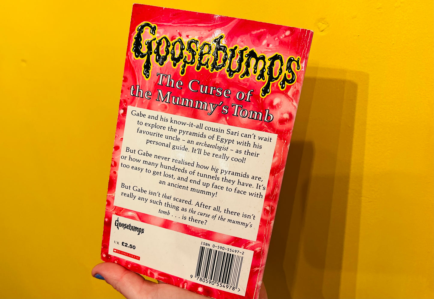 The Curse of the Mummy’s Tomb Goosebumps book
