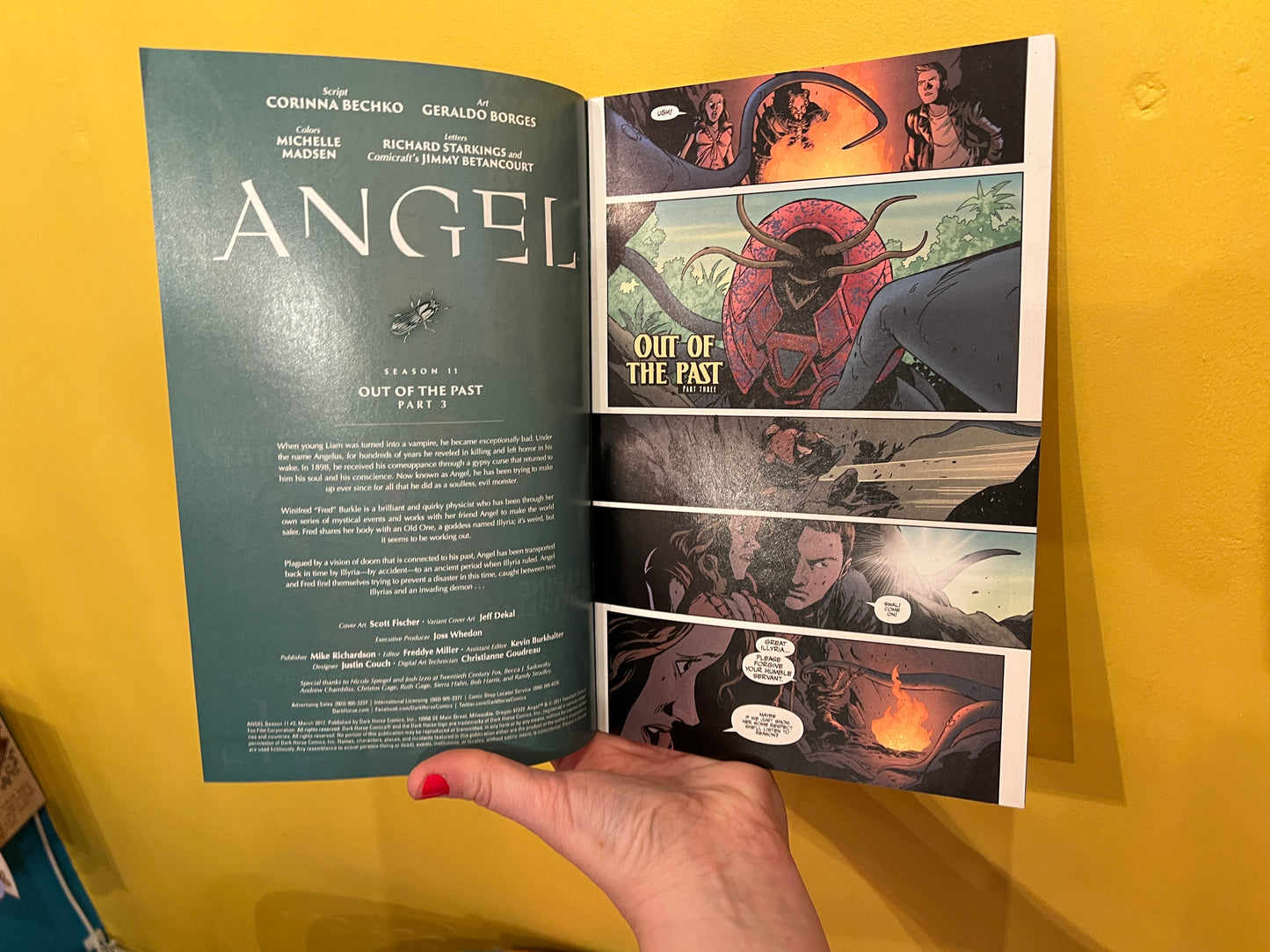 # 3 Angel Comic book