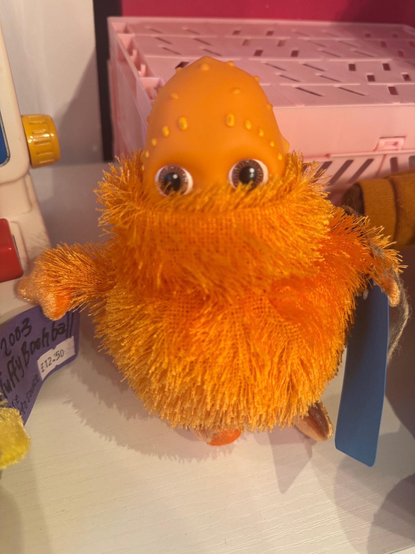 2003 Small orange Boobah plush toy