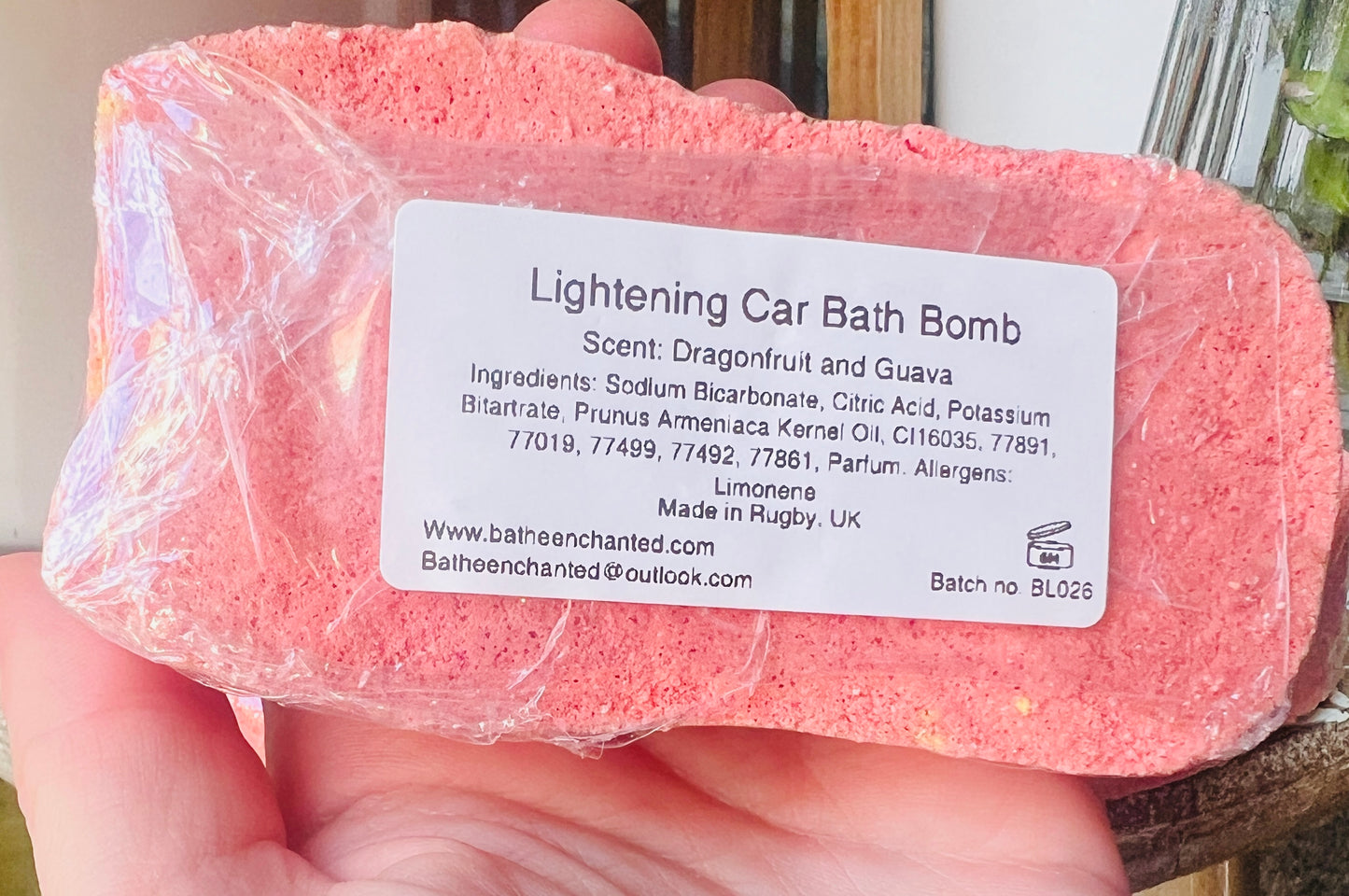Lightening Car Bath Bomb