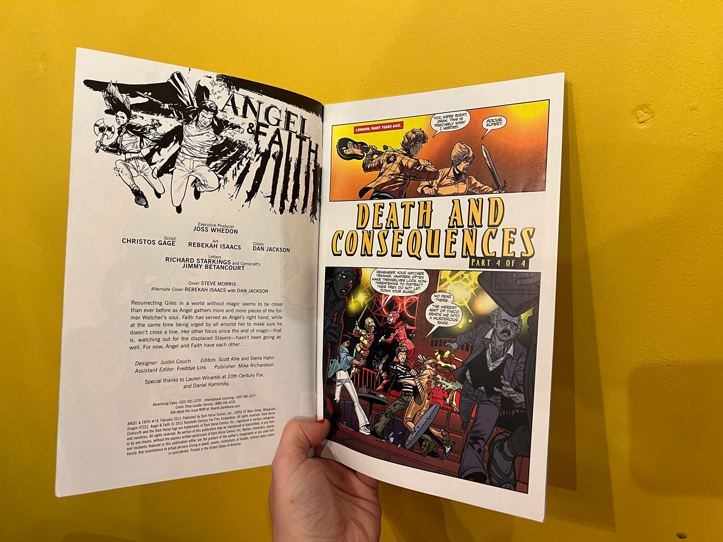 Season 9 # 19 Angel & Faith Comic book