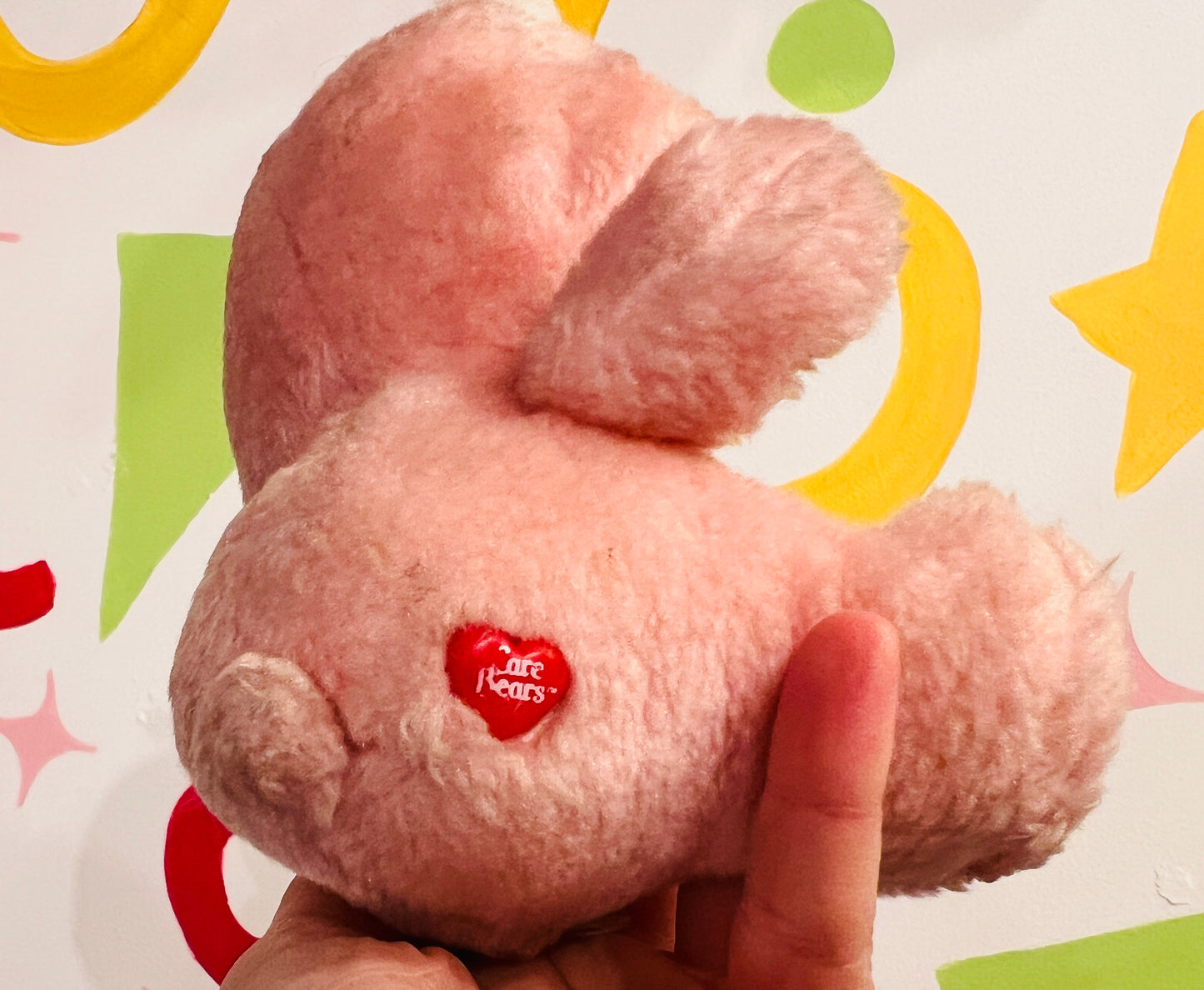 Vintage 1980s Love A Lot Bear Care Bear 6.5” plush