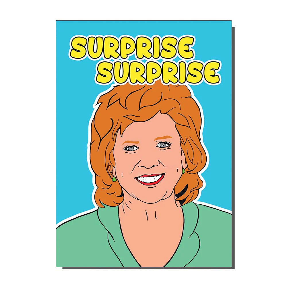 Surprise Surprise Cilla Card