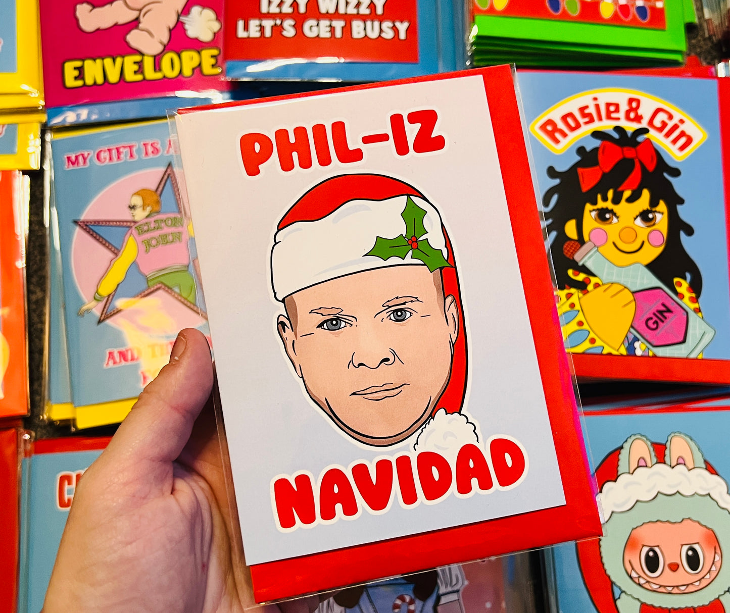 Feliz Navidad Phil Mitchel inspired Christmas card