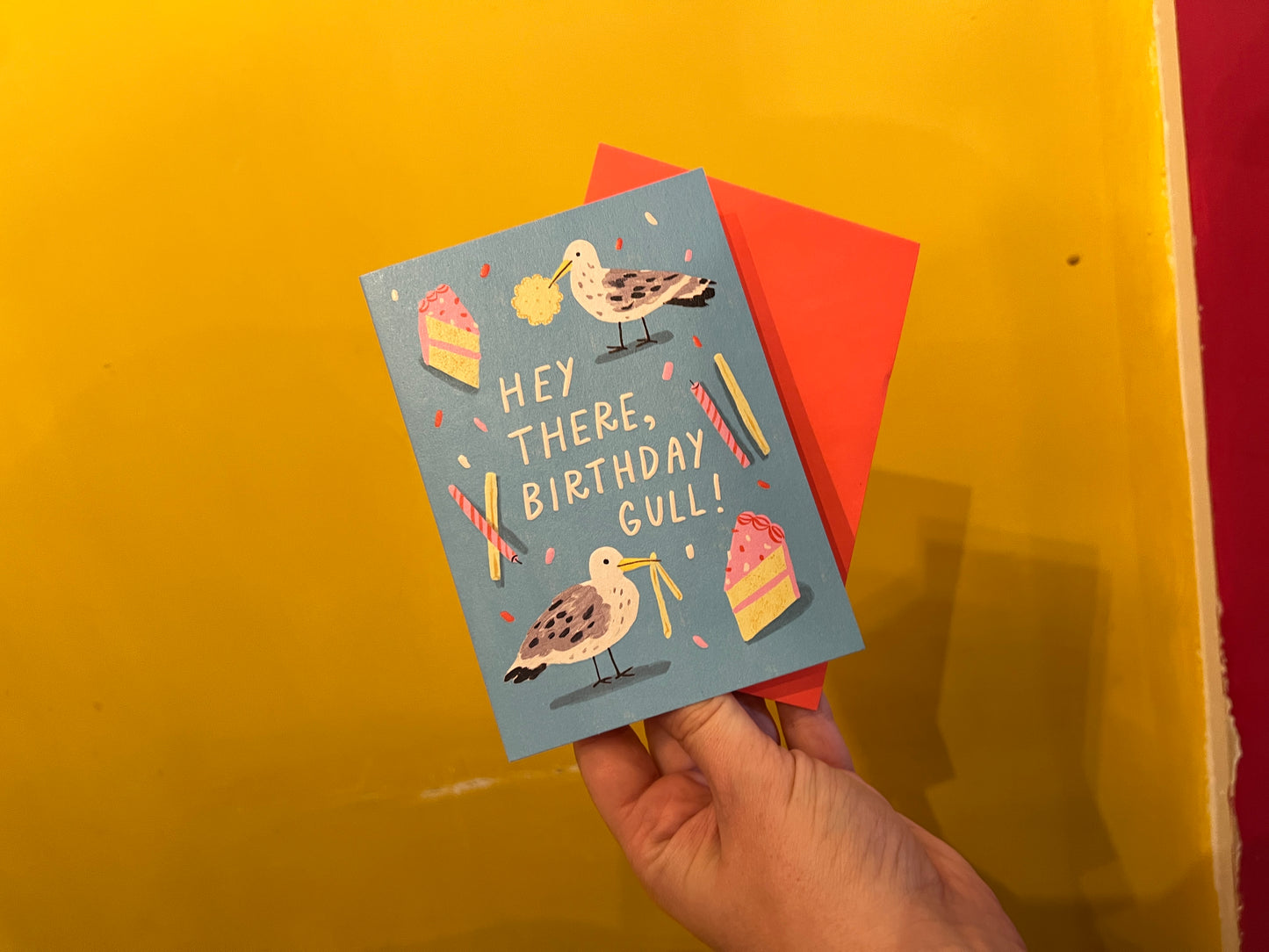 Hey There Birthday Gull card