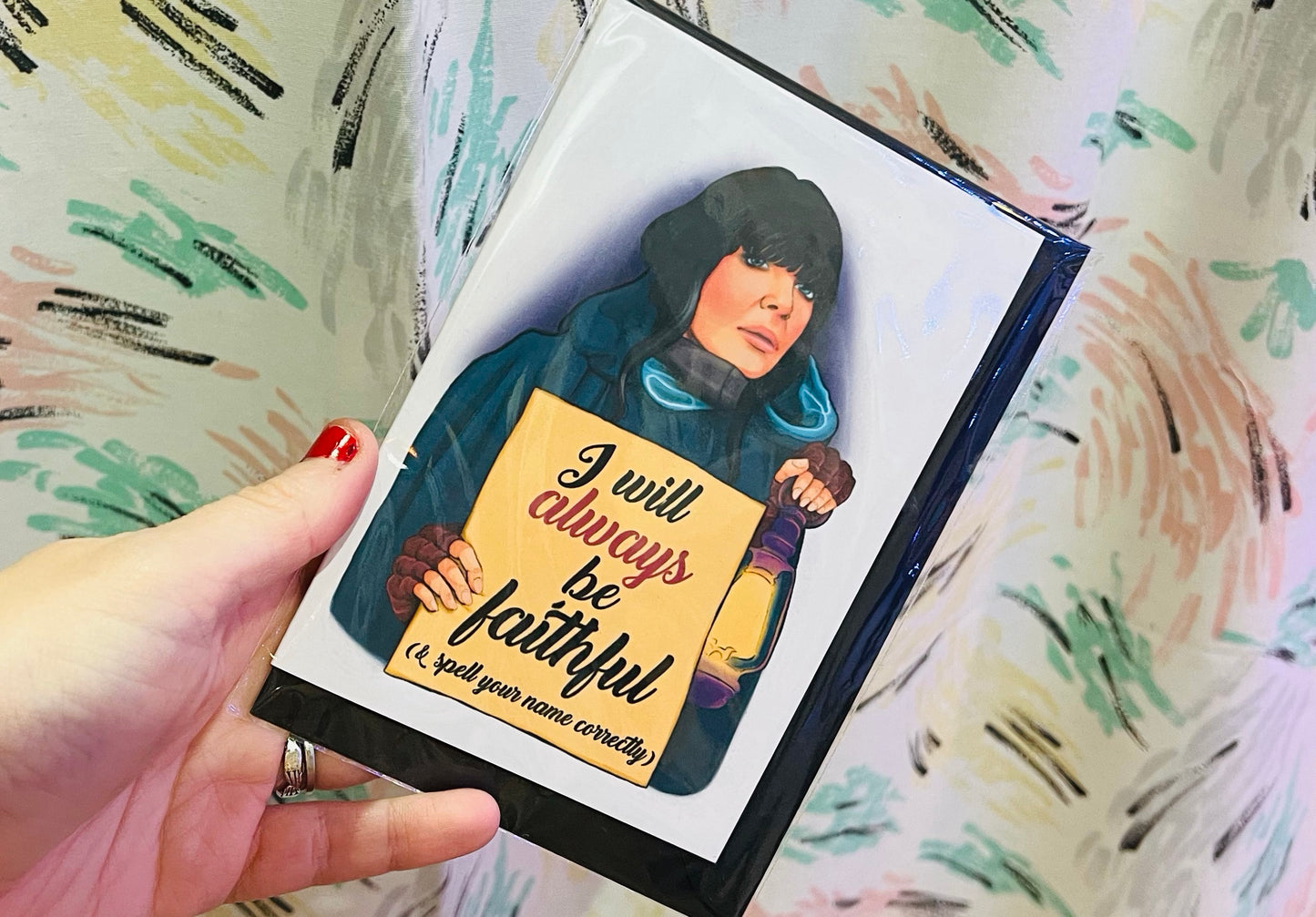 Funny Traitors UK themed Valentine’s Day card