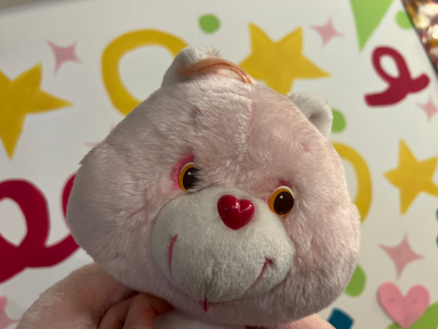 Vintage 1980s Cheer Bear Care Bear 13” plush