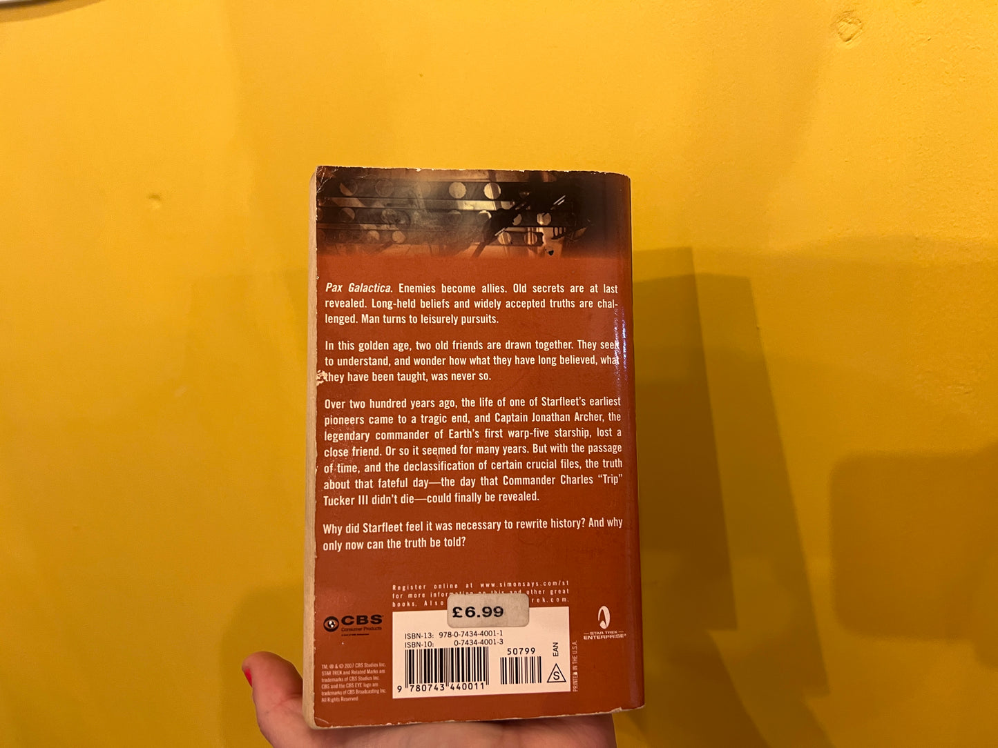 Vintage Star Trek Enterprise book - The Good That Men Do