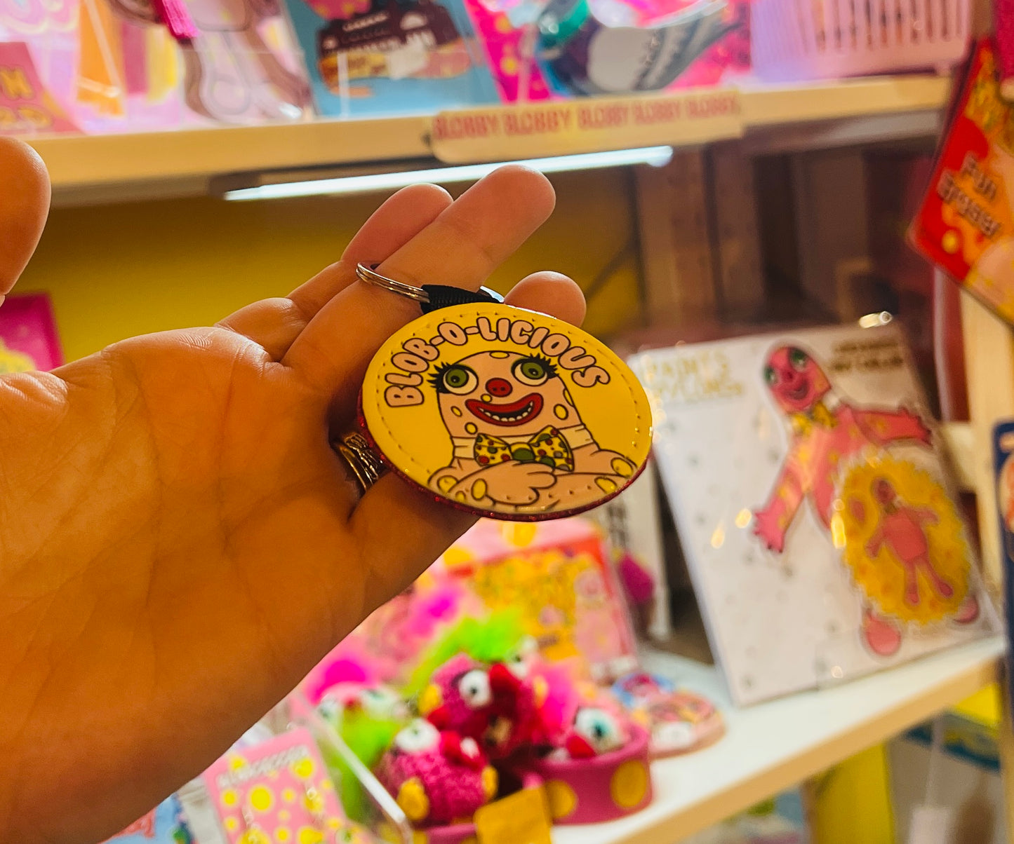 Blob-O-Licious Keyring