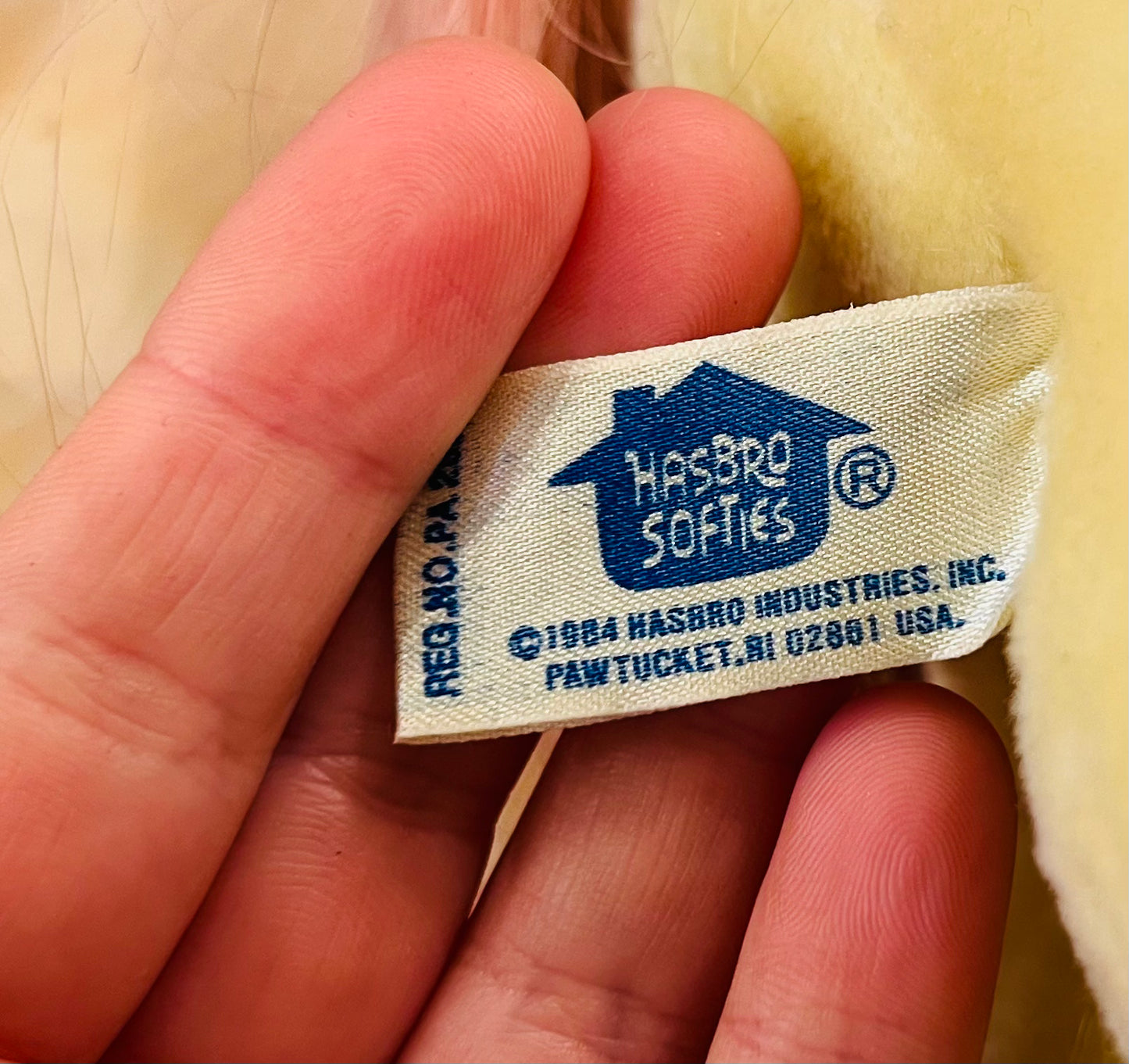 Vintage 12” 1980s My Little Pony plush