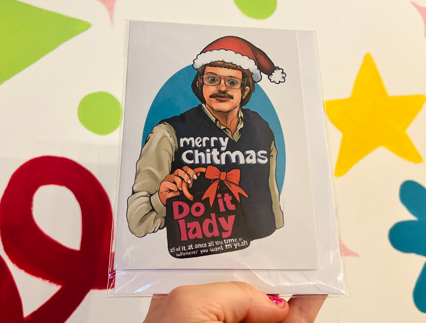 Merry Chitmas funny tiktok inspired Christmas card