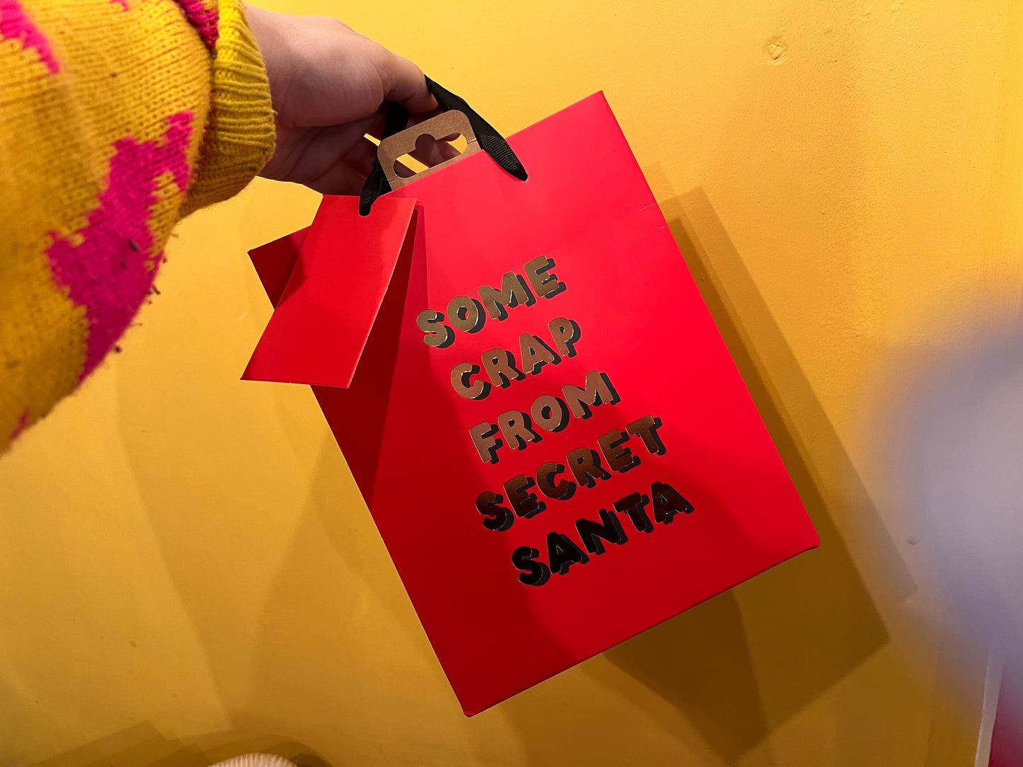 Crap from Secret Santa mini gift bag