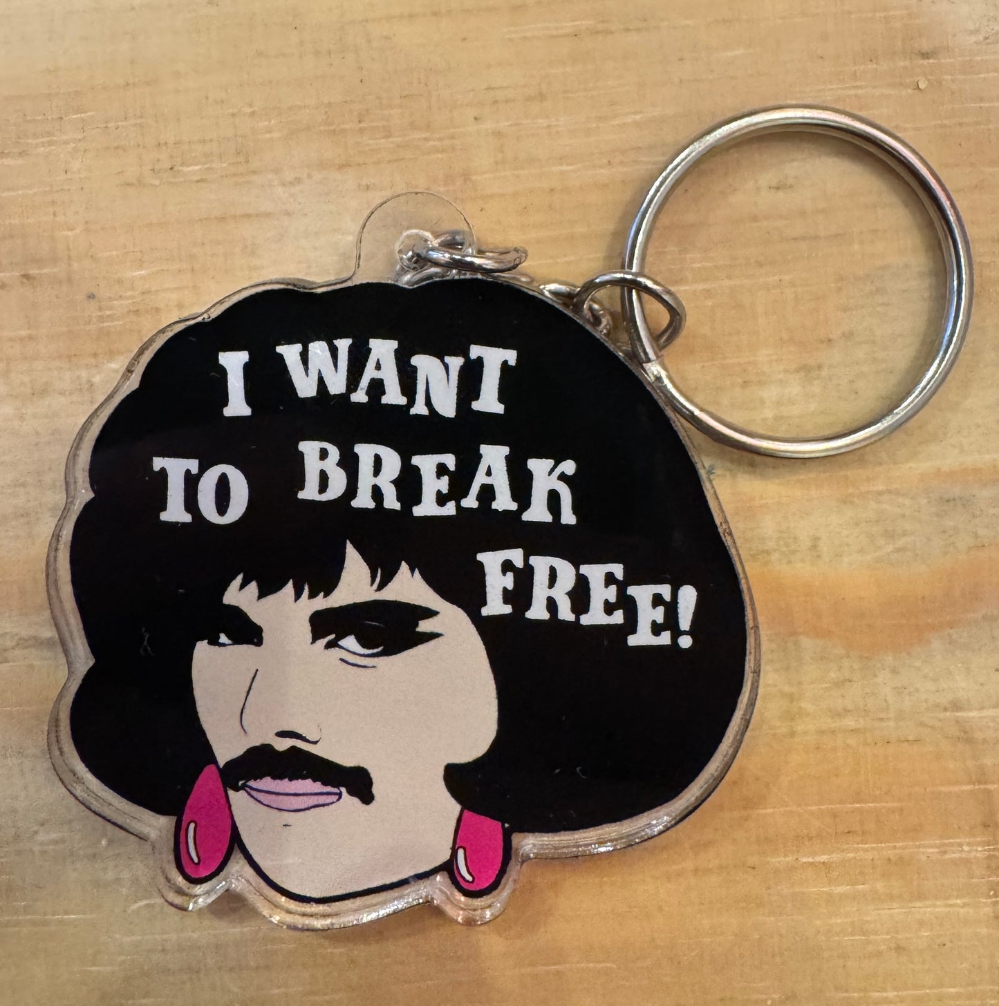 I Want To Break Free Queen Keyring