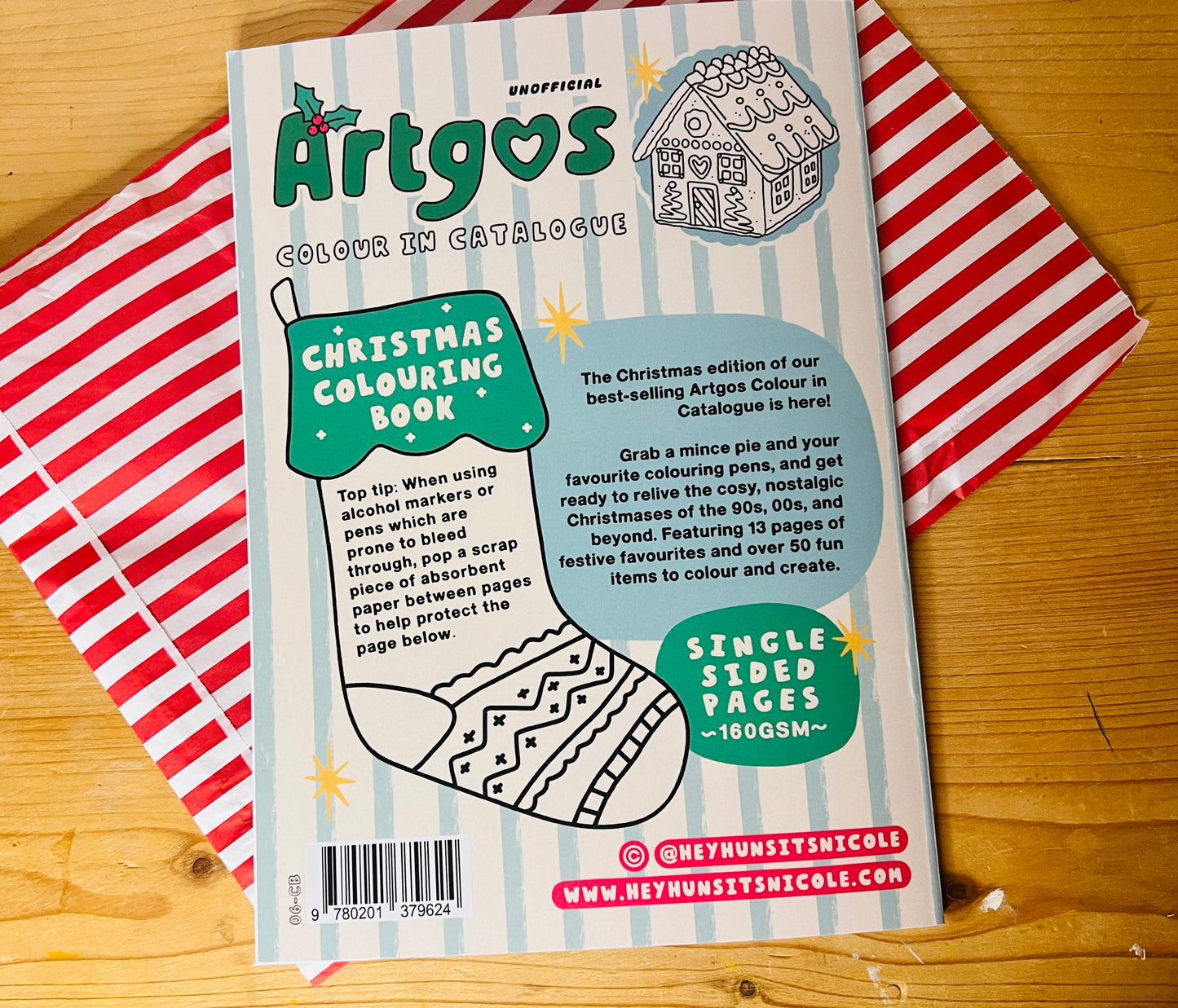 Christmas Artgos Nostalgia Colouring Book