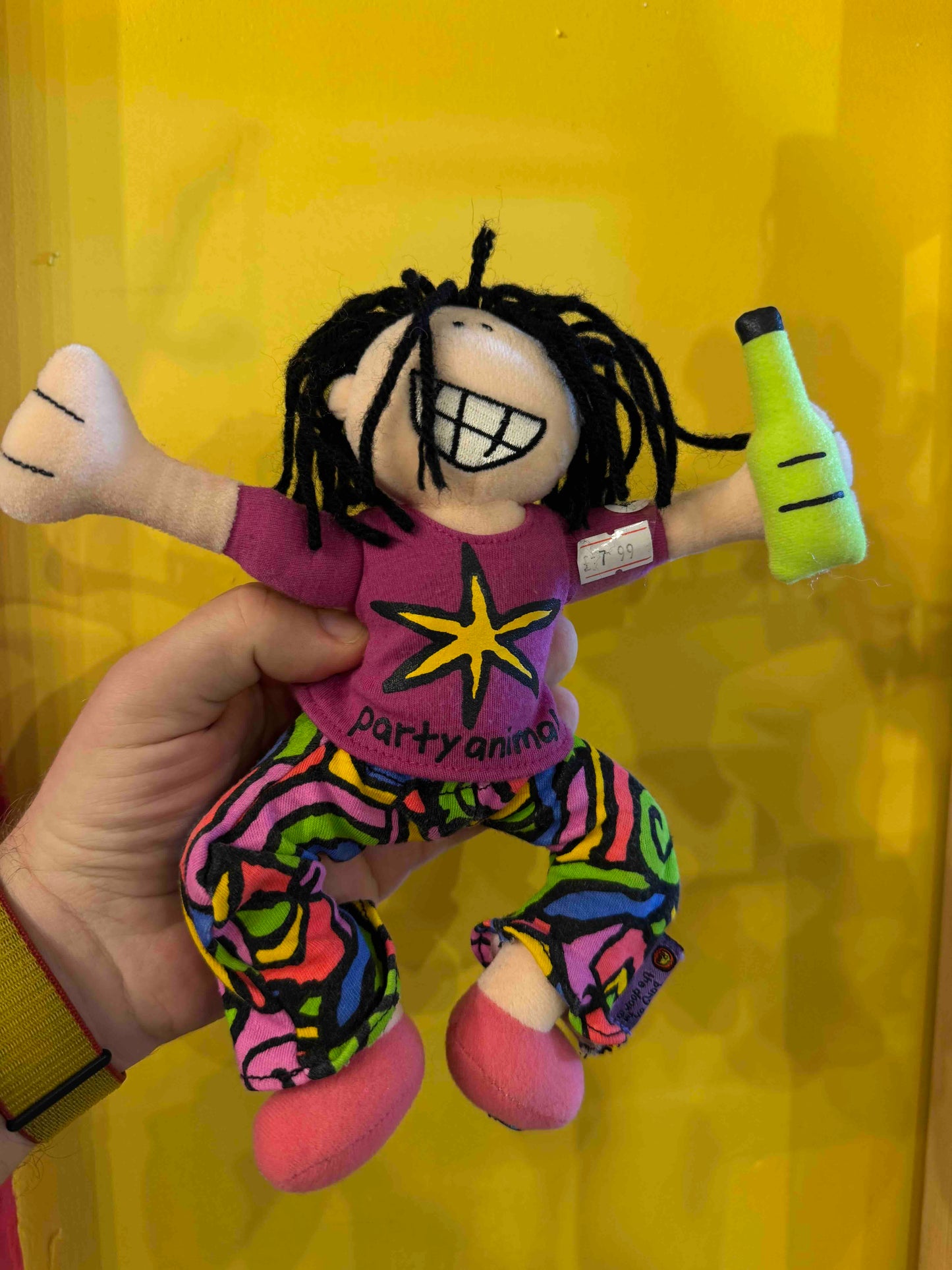 Bang on the Door 'Party Animal' plush toy doll