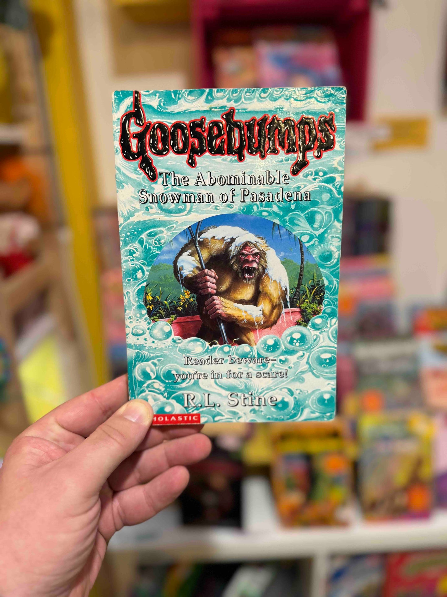 The Abominable Snowman of Pasadena Goosebumps book