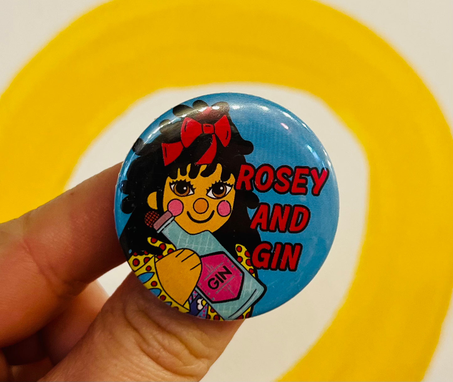 Rosey and Gin (Jim) inspired Badge