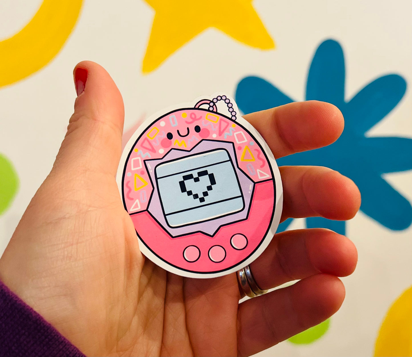 Virtual Pet Glossy Sticker