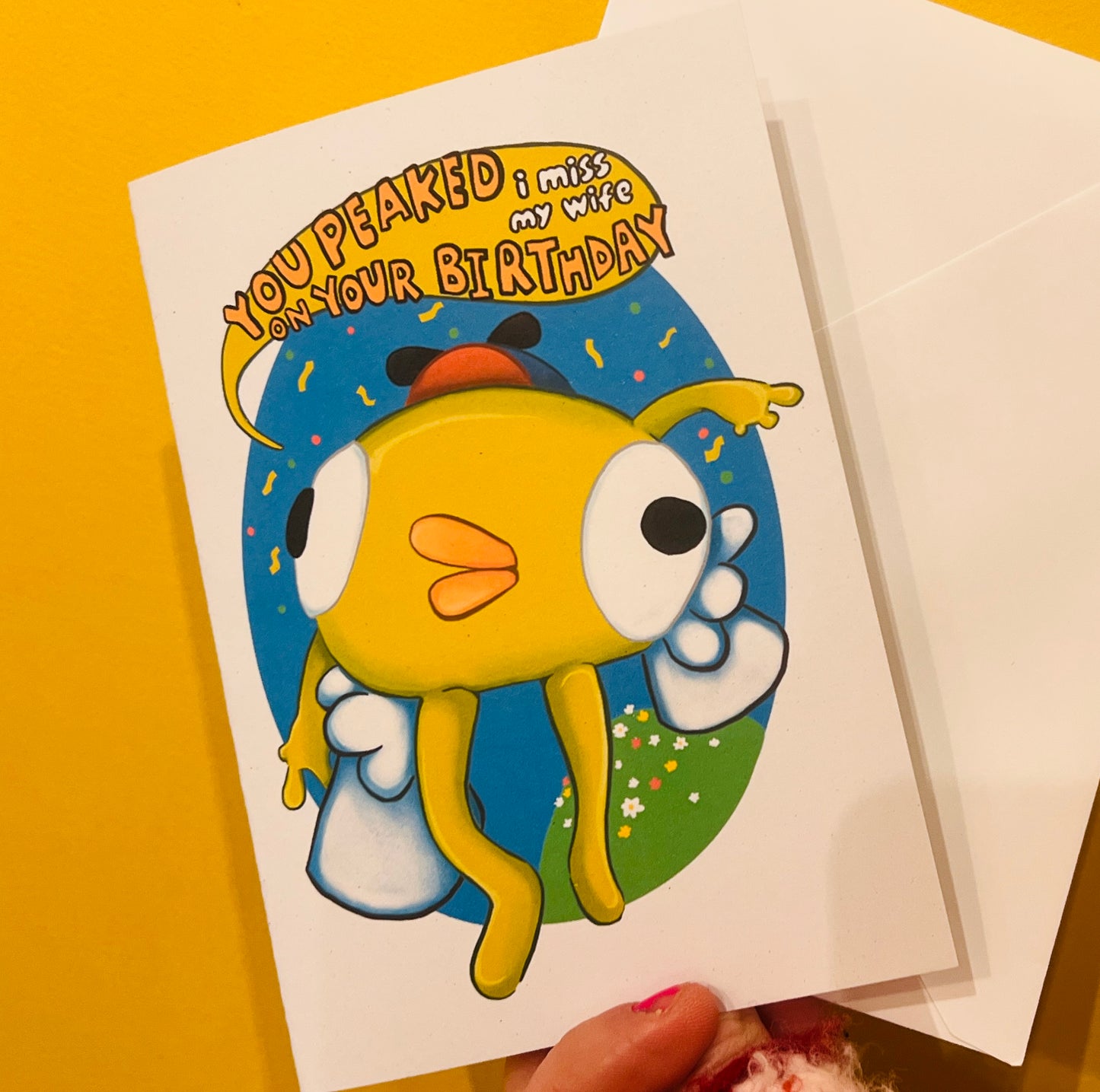 You Peaked on your Birthday - Peak inspired Card