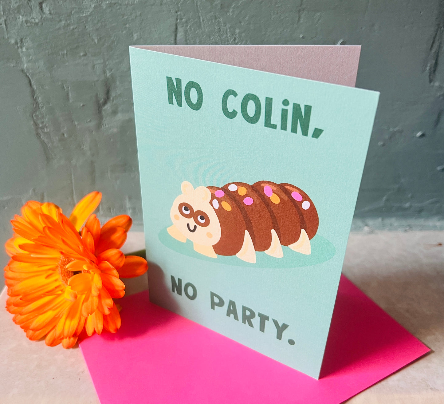 No Colin No Party card