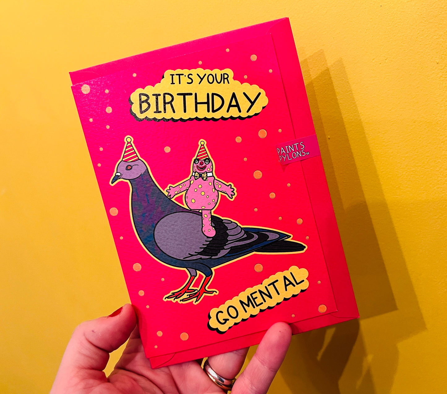 It's Your Birthday Go Mental Blobby inspired card