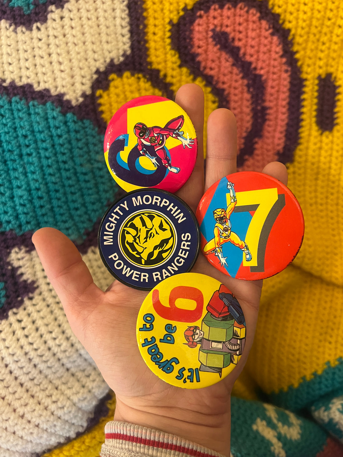 90's Power Rangers vintage Badges