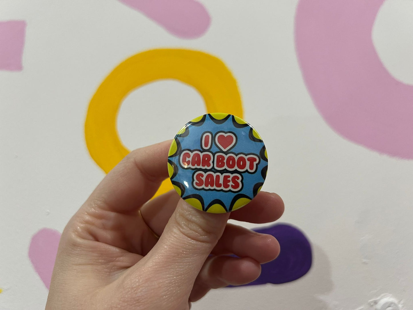 I Love Car Boot Sales badge