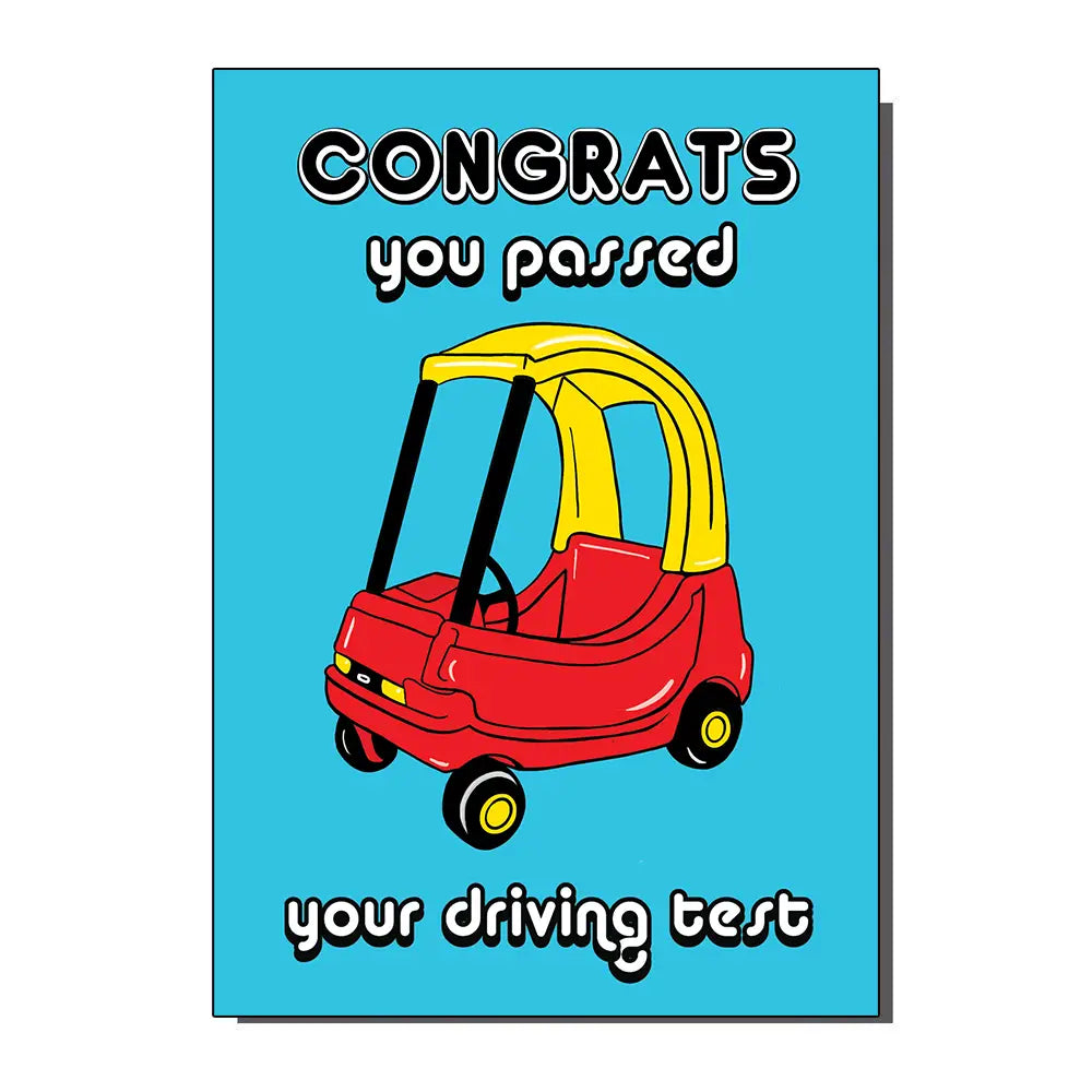 Congrats You Passed Card