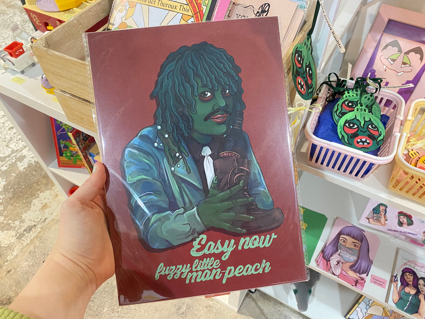 The Legend of Old Gregg, The Mighty Boosh inspired A4 print