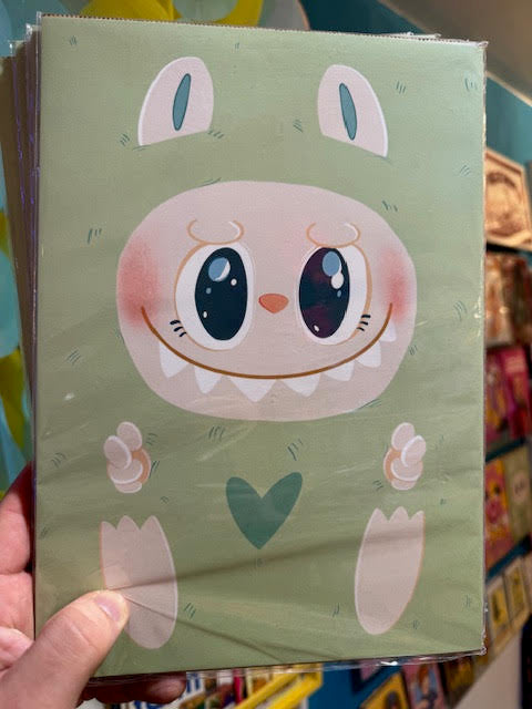 Little Monster Labu Inspired A4 Print