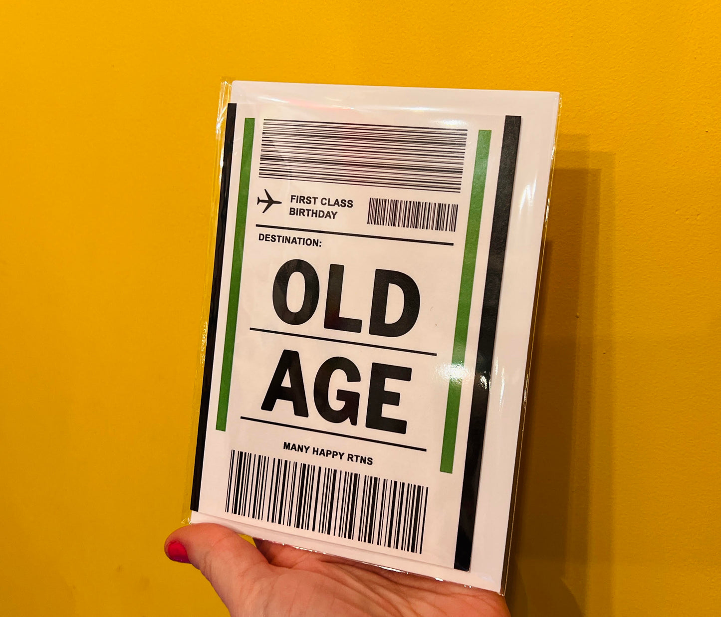 Funny Luggage Birthday Card