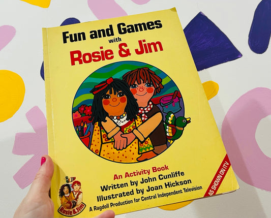 Rosie & Jim 90’s activity book - unused!