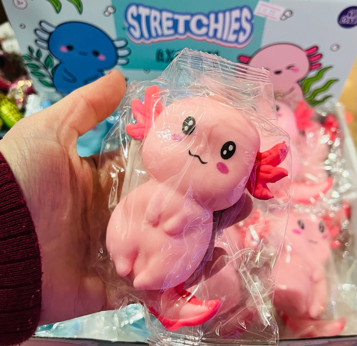 Stretchy Axolotl toy - pick yours!