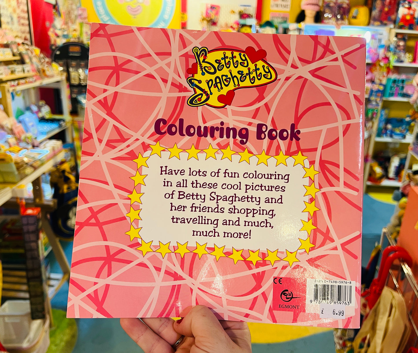 Betty Spaghetty colouring book