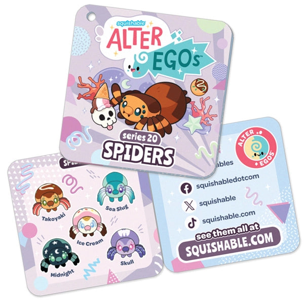 Alter Egos Series 20: Skull Spider Squishable plush